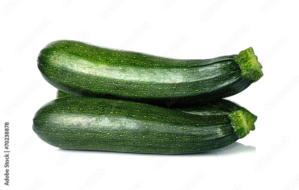 fresh green zucchini isolated on white background fresh green zucchini isolated on white background