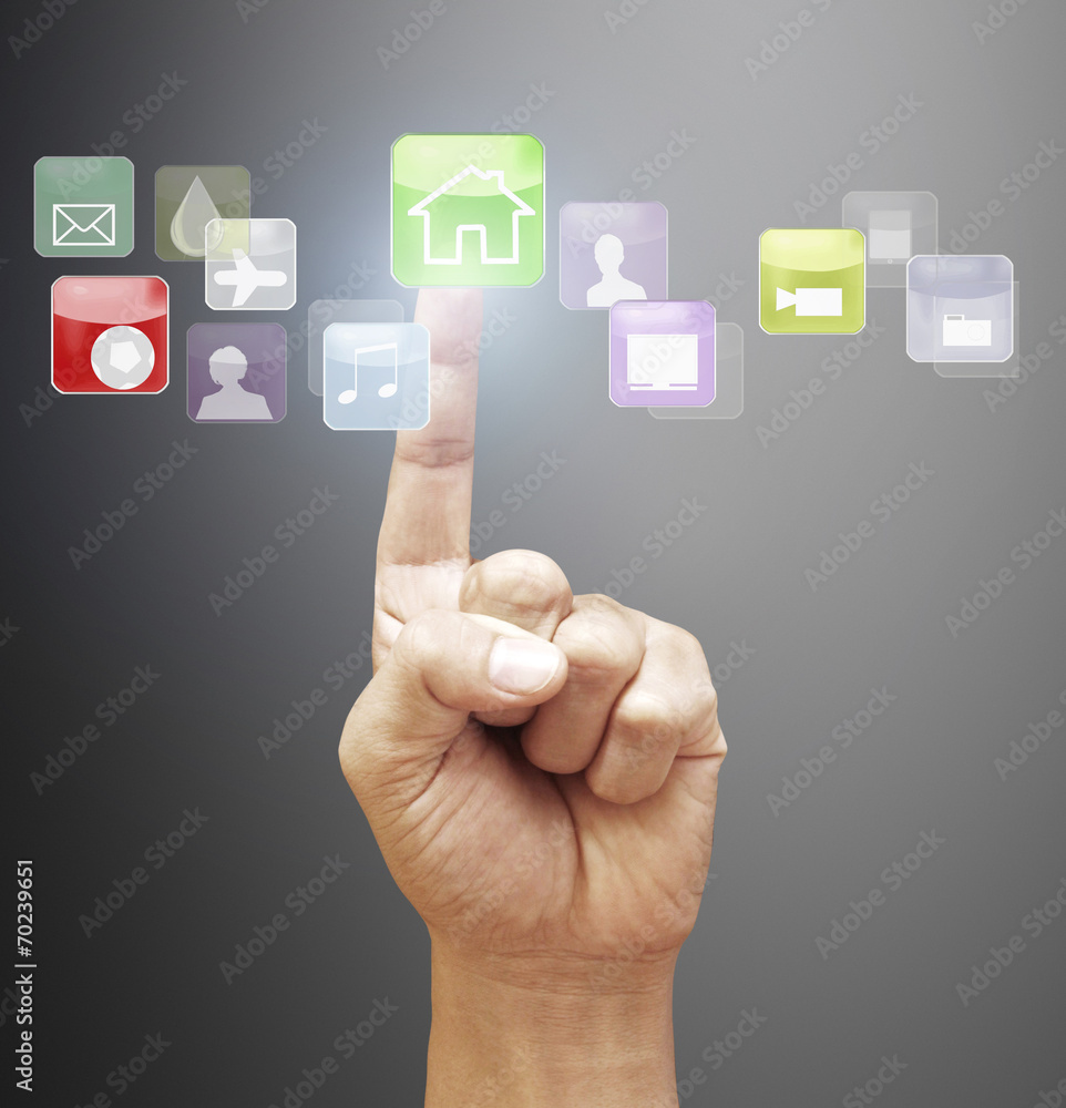 Touch screen display