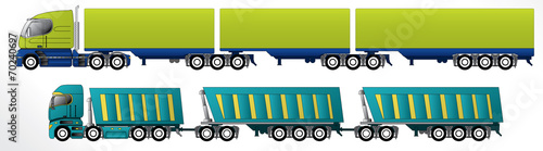 B triple road train