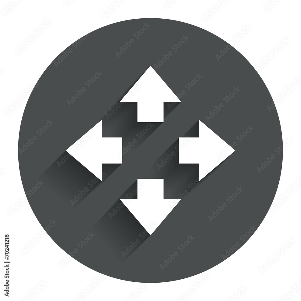 Fullscreen sign icon. Arrows symbol. Fullscreen sign icon. Arrows symbol.