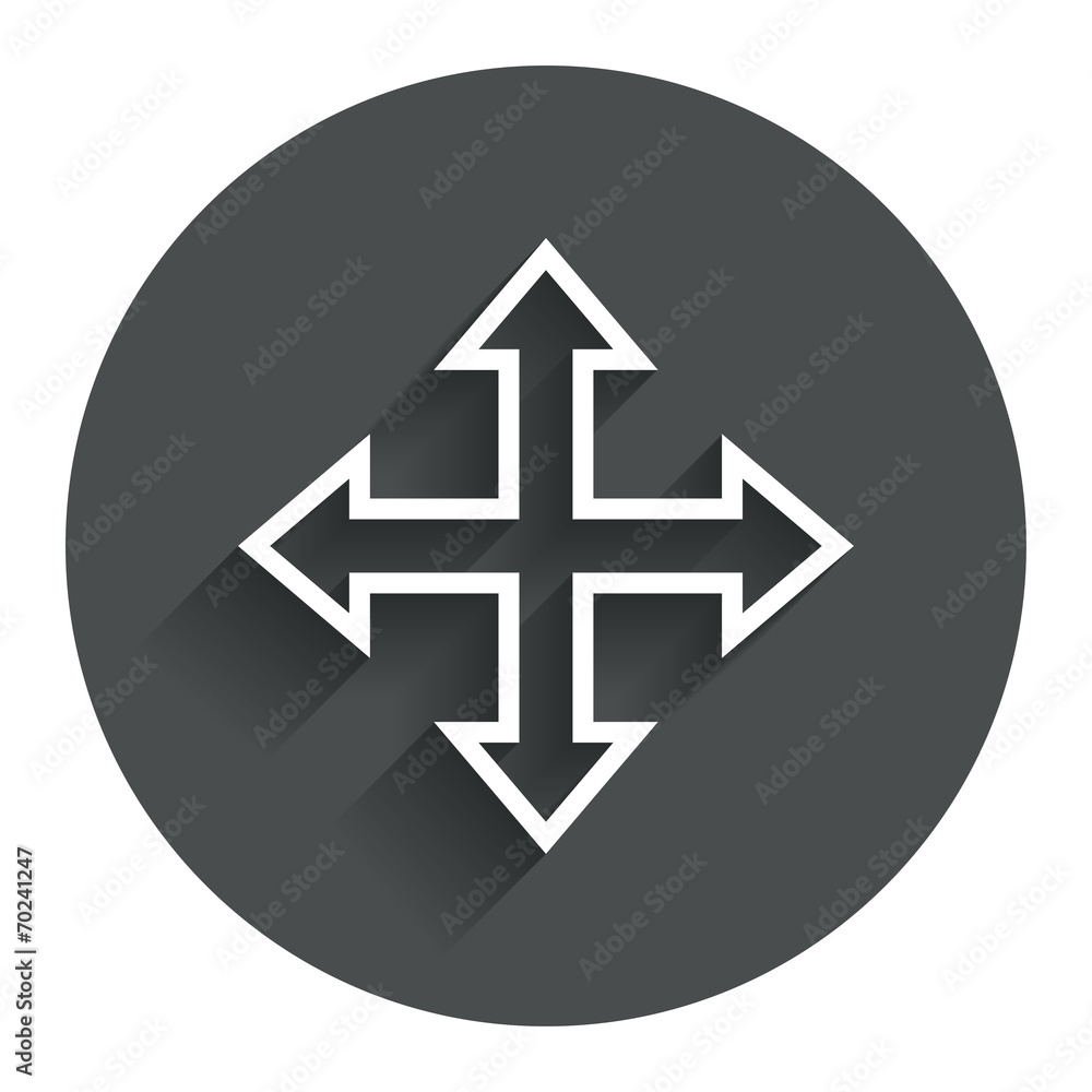 Fullscreen sign icon. Arrows symbol. Fullscreen sign icon. Arrows symbol.