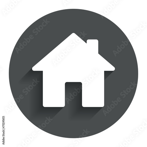 Home sign icon. Main page button. Navigation