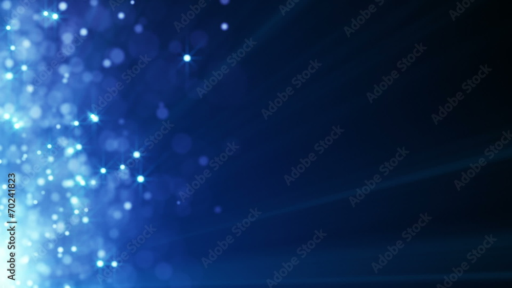 flying blue particles seamless loop background flying blue particles seamless loop background