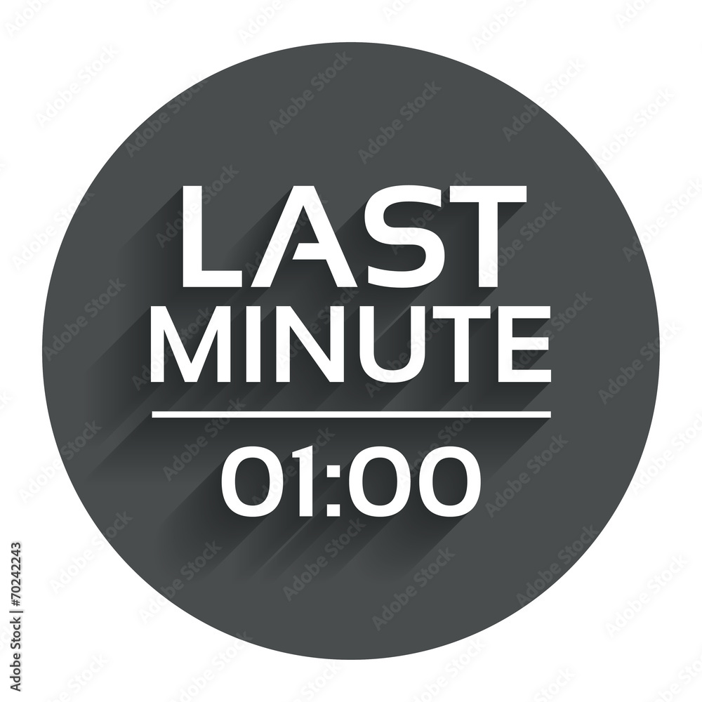 Last minute icon. Hot travel symbol. Last minute icon. Hot travel symbol.