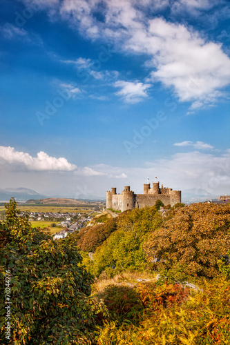 Harlech Castle in Wales, United Kingdom