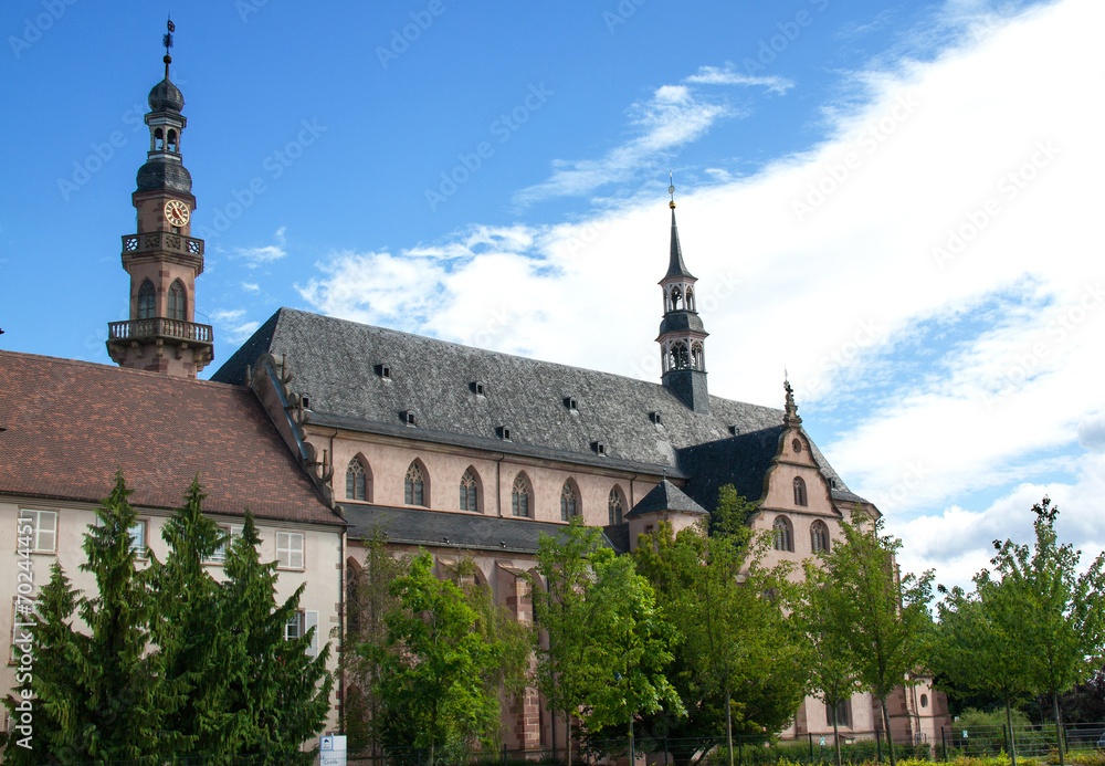 Fototapeta premium Eglise saint Georges à Molsheim, Bas Rhin, Alsace