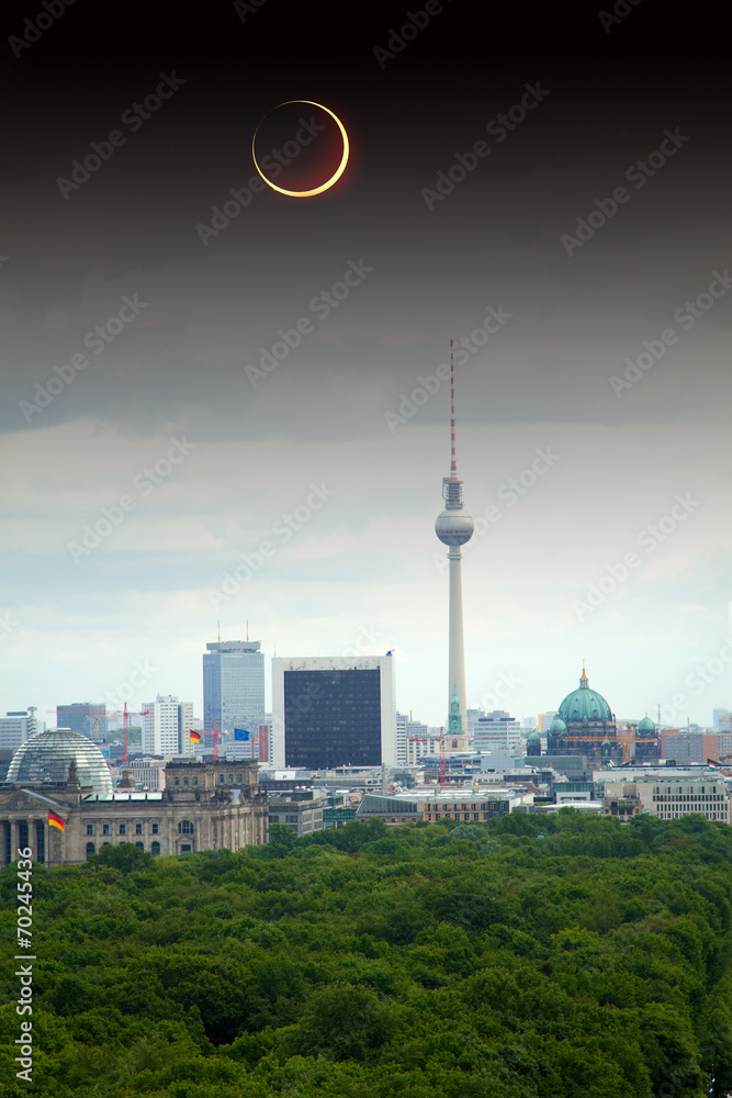 Obraz premium over Berlin
