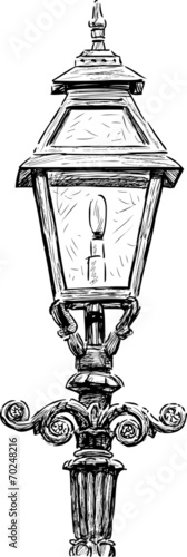 old street lamp