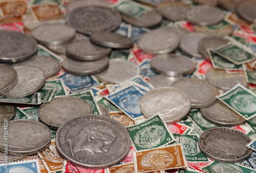 alte deutsche münzen u. briefmarken