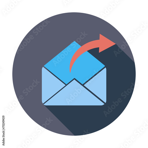 Envelope flat icon.