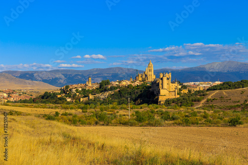 The famous Alcazar of Segovia, Castilla y Leon, Spain