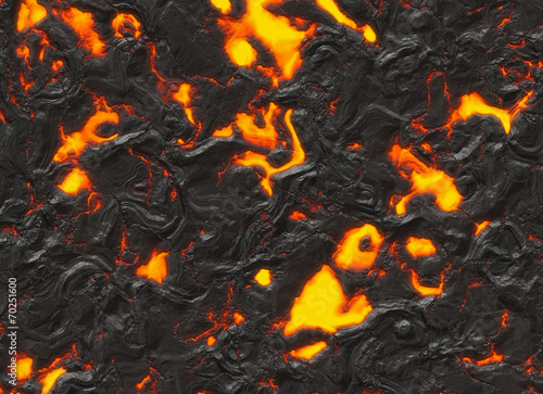 solidified lava texture of eruption volcano