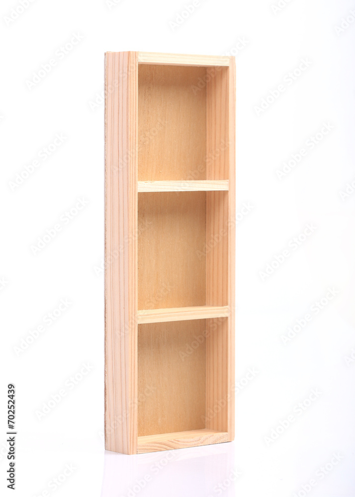 wood shelves isolated on white background wood shelves isolated on white background