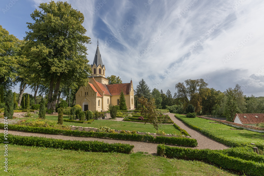 Friedhof und Kirche