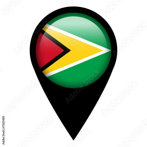 Flag pin illustration - Guyana Free Download Flag pin illustration - Guyana - GFXLoad