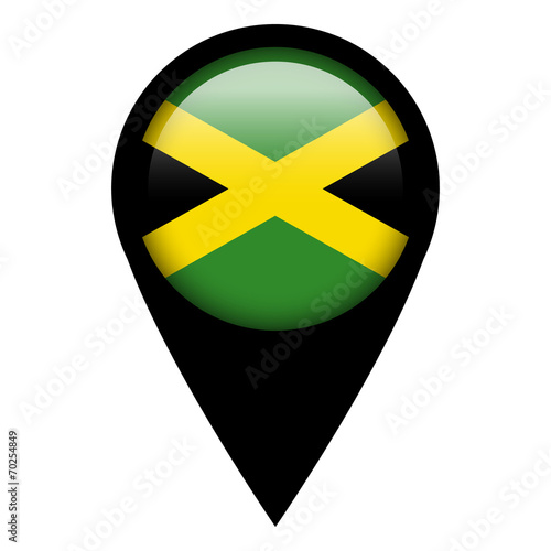 Free Download Flag pin illustration - Jamaica - GFXLoad