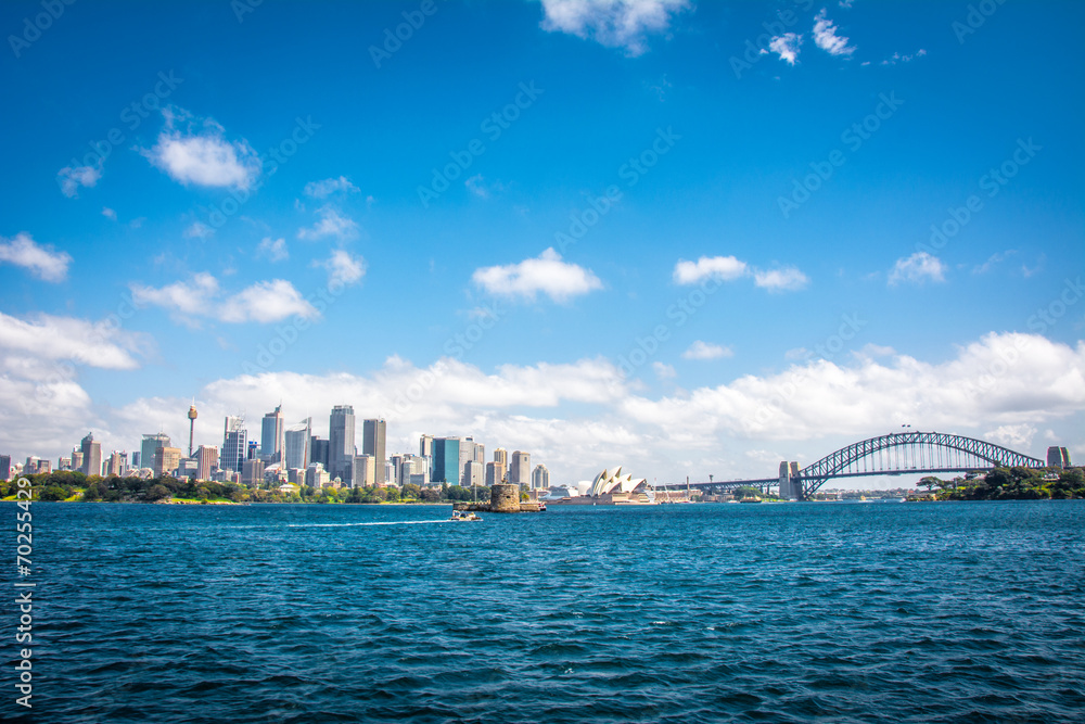 Naklejka premium Sydney Skyline