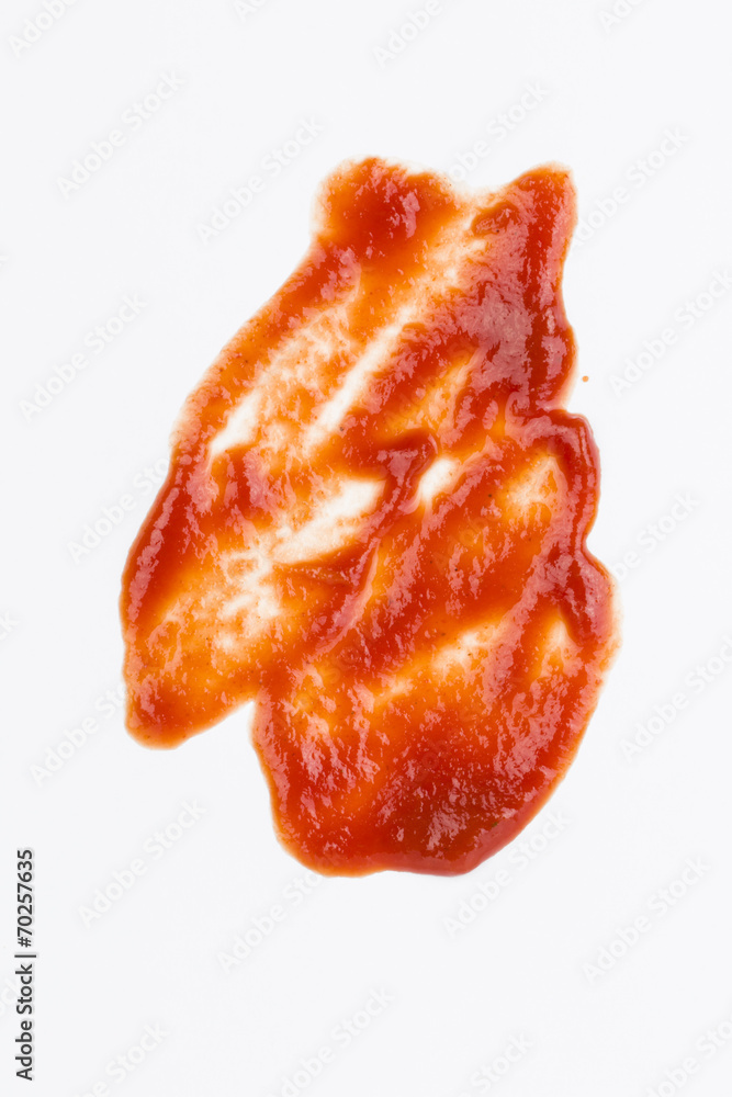 Ketchup blood stains - Stock Image Ketchup blood stains - Stock Image