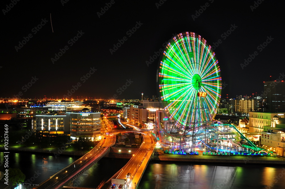 Fototapeta 横浜の夜景