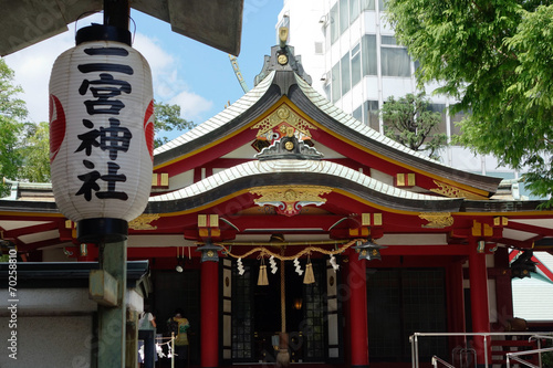 Ninomiya Shinto shrine in JAPAN