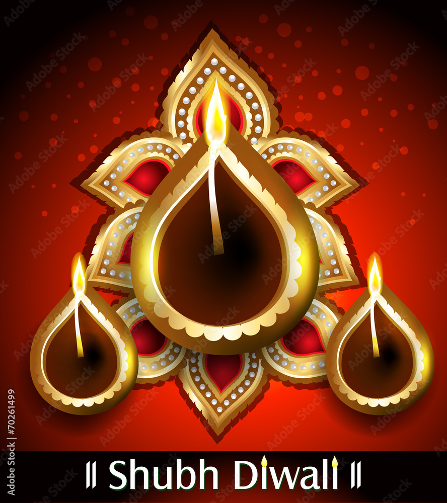 Vector Shubh Diwali Background Vector Shubh Diwali Background