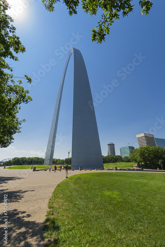 Gateway arch in St. Louis, USA