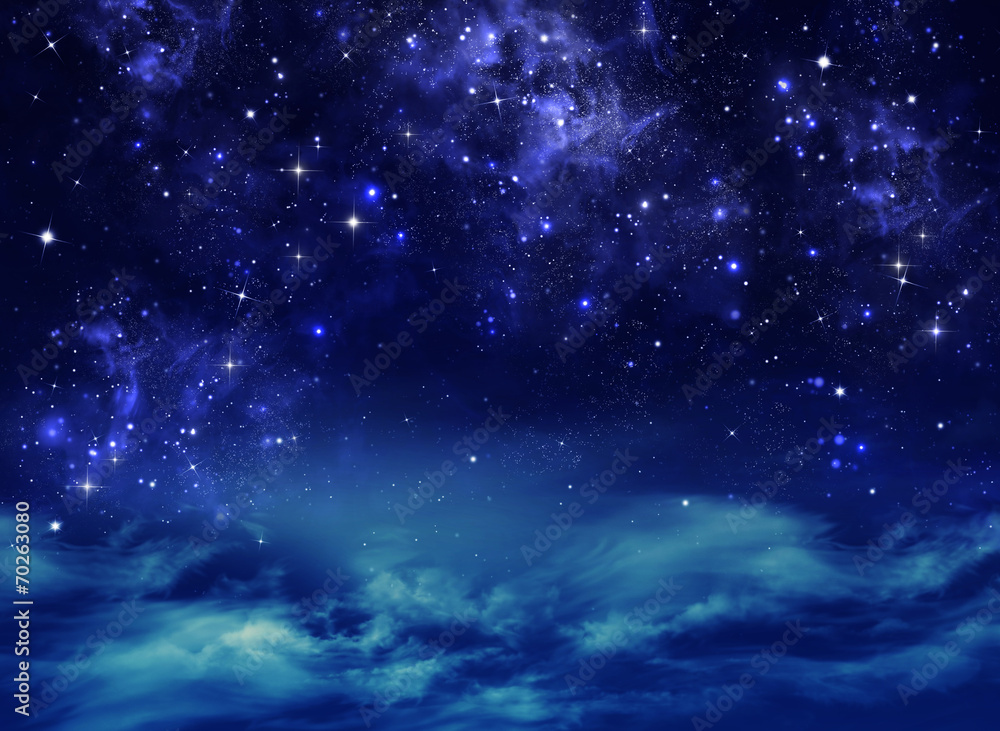 Obraz premium starry night sky deep outer space