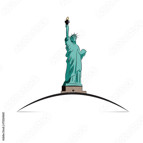 Courbe-Statue de la Liberté