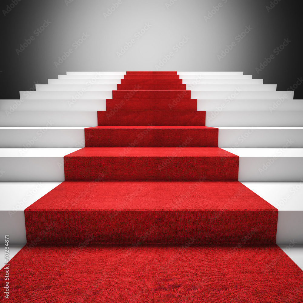 red carpet stair red carpet stair