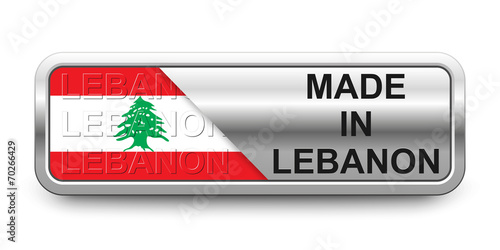 Made in Lebanon Button