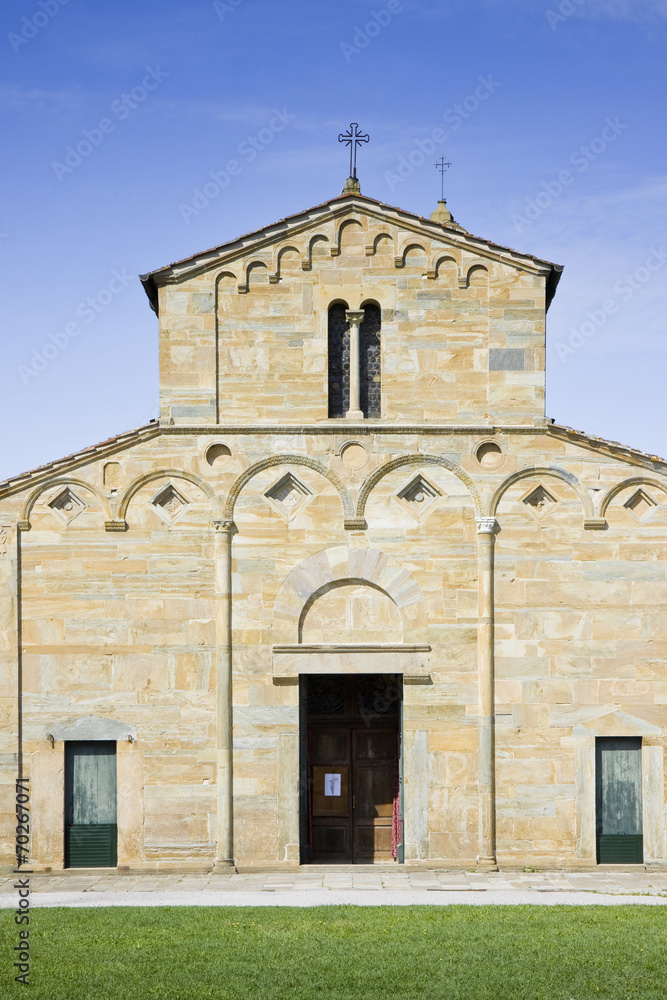 Medieval church of Vicopisano - Italy, Tuscany