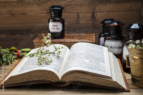 The ancient natural medicine, herbs and medicines