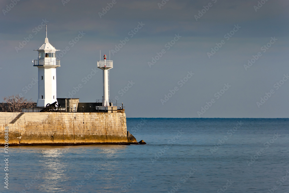 Old Port lighthouse on the Black Sea