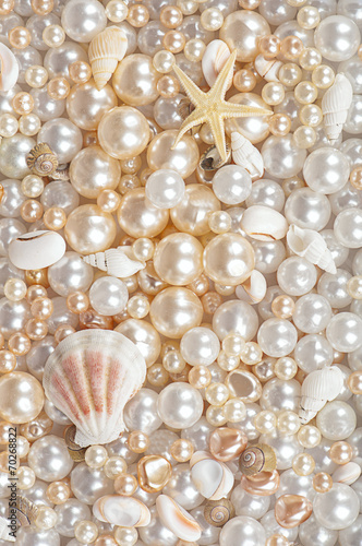 background of pearls