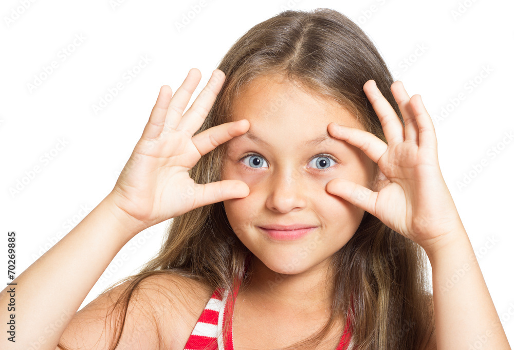 funny little girl's eyes widened in surprise eyes funny little girl's eyes widened in surprise eyes