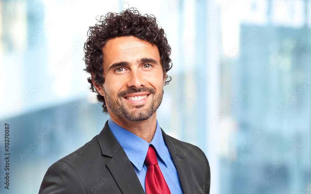 Fototapeta premium Handsome businessman
