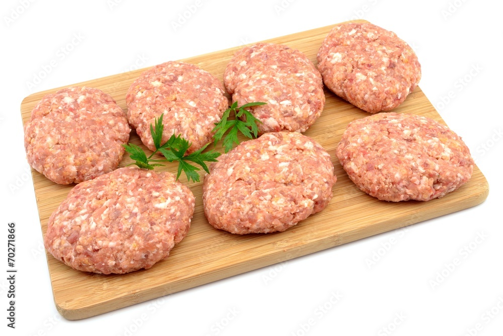 raw minced meat for pork chops raw minced meat for pork chops