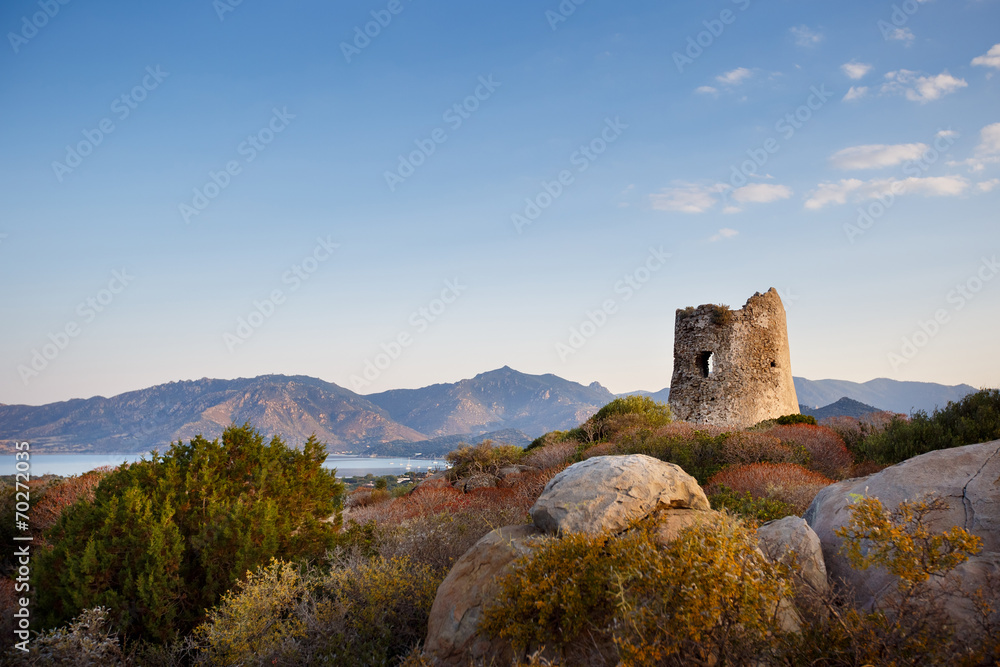 Coastal Tower in Villasimius, Sardinia