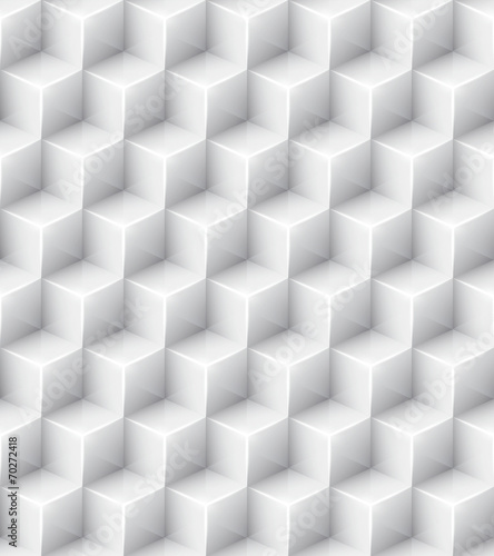 White geometric texture. Vector seamless background