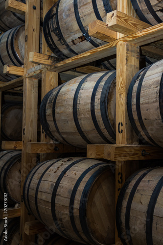 aging whiskey