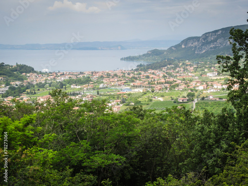 Ausblick auf Garda Soldatenfriedhof Costermano