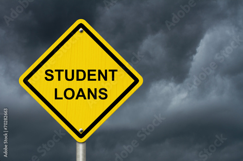 Student Loans Warning Sign