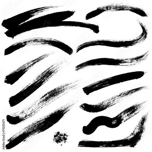 Brush Strokes set 007
