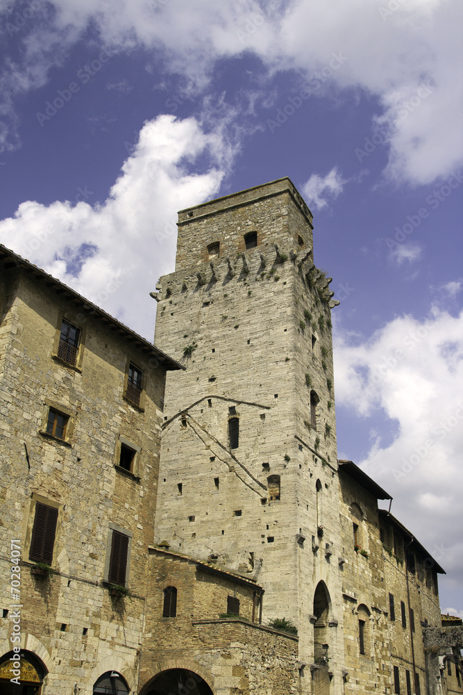 San Gimignano, Tuscany. Color image