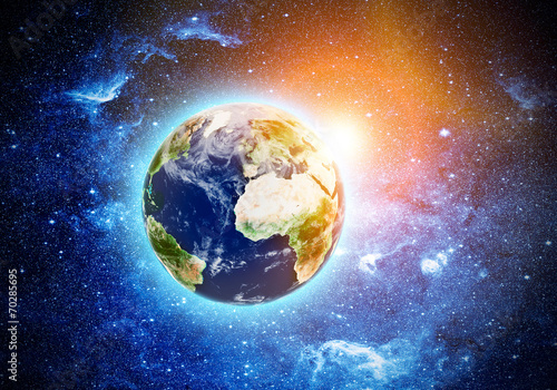 Fototapeta Naklejka Na Ścianę i Meble -  planet earth in space