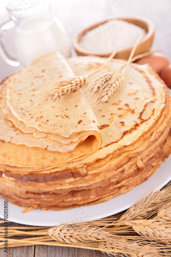 Bilde på lerret stack of crepes