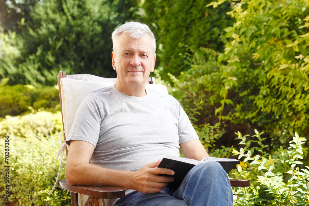 Obraz premium Modern senior man portrait