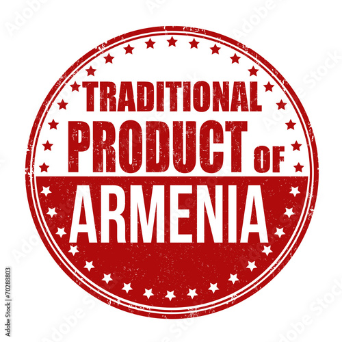 Traditional product of Armenia stamp