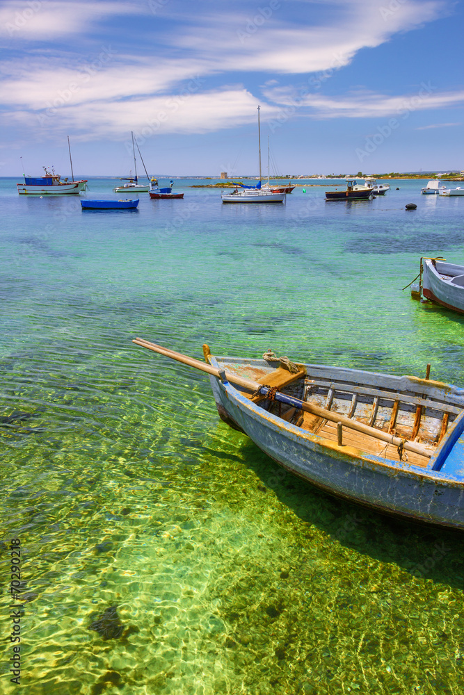 Fototapeta premium Costa del Salento: Porto Cesareo (Lecce).- ITALIA (Puglia) -