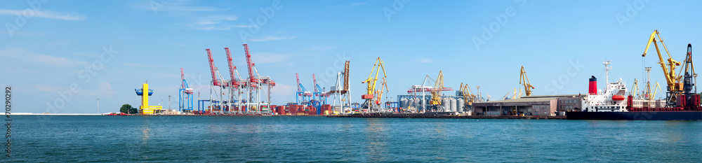 Odessa Seaport Panorama
